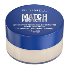 Rimmel Match Perfection Loose Powder, Smooth Matte Finish – 001 Translucent, 18g