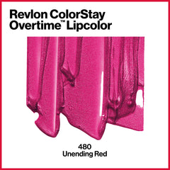 Revlon ColorStay 16 Hours Overtime Lipcolour, Longwear Colour, Vitamin E & Shine Topcoat – Shade 280 Stay Currant