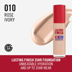 Rimmel Lasting Finish 35Hr Foundation 010 Rose Ivory 30ml
