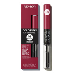 Revlon ColorStay 16 Hours Overtime Lipcolour, Longwear Colour, Vitamin E & Shine Topcoat – Shade 280 Stay Currant