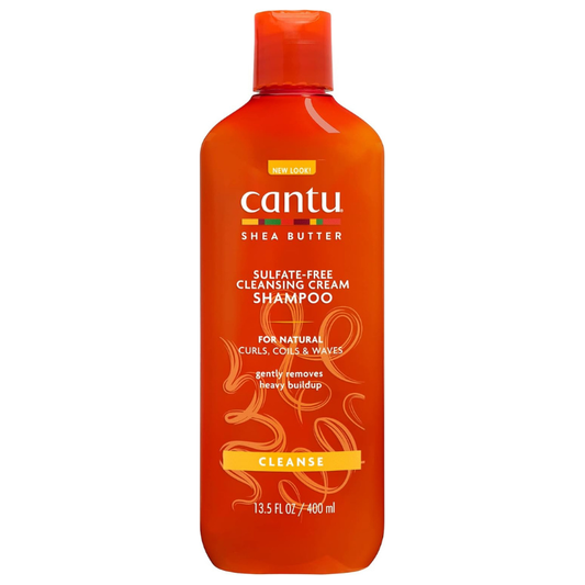 Cantu Sulfate-Free Cleansing Cream Shampoo for Natural Curls, Coils & Waves, 400ml