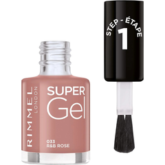 Rimmel London Super Gel Nail Polish 033 R&B Rose 12ml