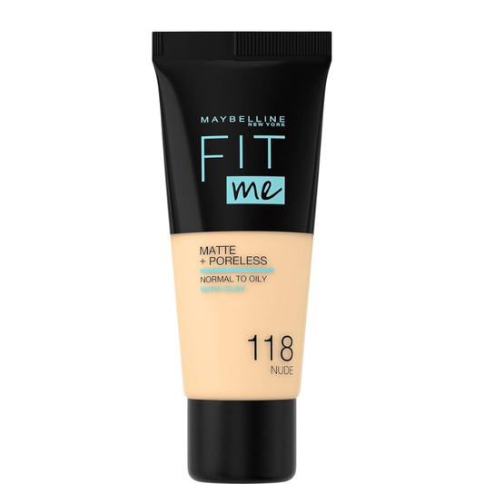 Maybelline Fit Me Normal to dry skin Foundation 118 Nude 30 ml