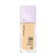 Maybelline New York Super Stay Lumi-Matte Foundation Up to 30 Hours Long-Lasting Wear – 118