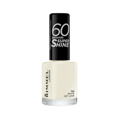 Rimmel London 60 Seconds Nail Polish – 703 White Hot Love, 8ml