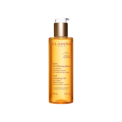Clarins Total Cleansing Oil, Face Cleanser with Alpine Golden Gentian & Lemon Balm – 150ml
