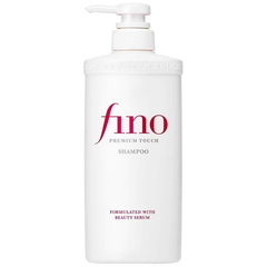 Shiseido Fino Premium Touch Shampoo, Hydrating & Smooth Finish with Beauty Serum, 550ml