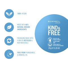 Rimmel Kind + Free Natural Finish Pressed Powder