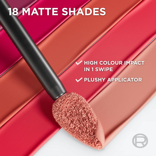 L'Oréal Paris Liquid Lipstick, Intense Colour, 115 Snooze Your Alarm 5ml