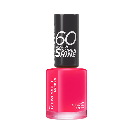Rimmel London 60 Seconds Super Shine by Rita Ora Nail Polish 300 Glaston-Berry 8 ml