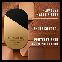 Max Factor Facefinity Refillable Compact Foundation 031 Warm Porcelain 10g
