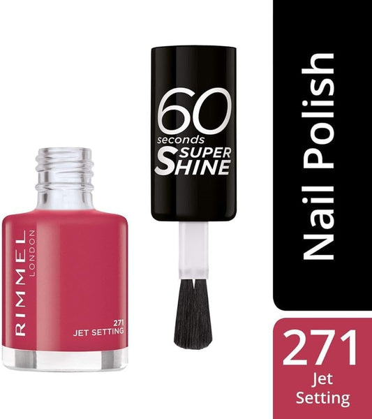 Rimmel 60 Seconds Super-Shine Nail Polish 271 Jet Setting 8 ml
