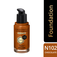Max Factor Facefinity 3-in-1 Foundation SPF 20 102 Chocolate 200 g