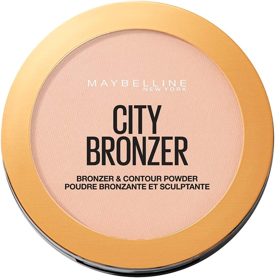 Maybelline New York City Bronzer & Contour Powder, Lightweight & Blendable – 150 Light Warm