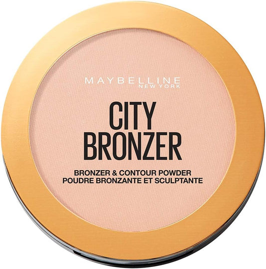 Maybelline New York City Bronzer & Contour Powder, Lightweight & Blendable – 150 Light Warm