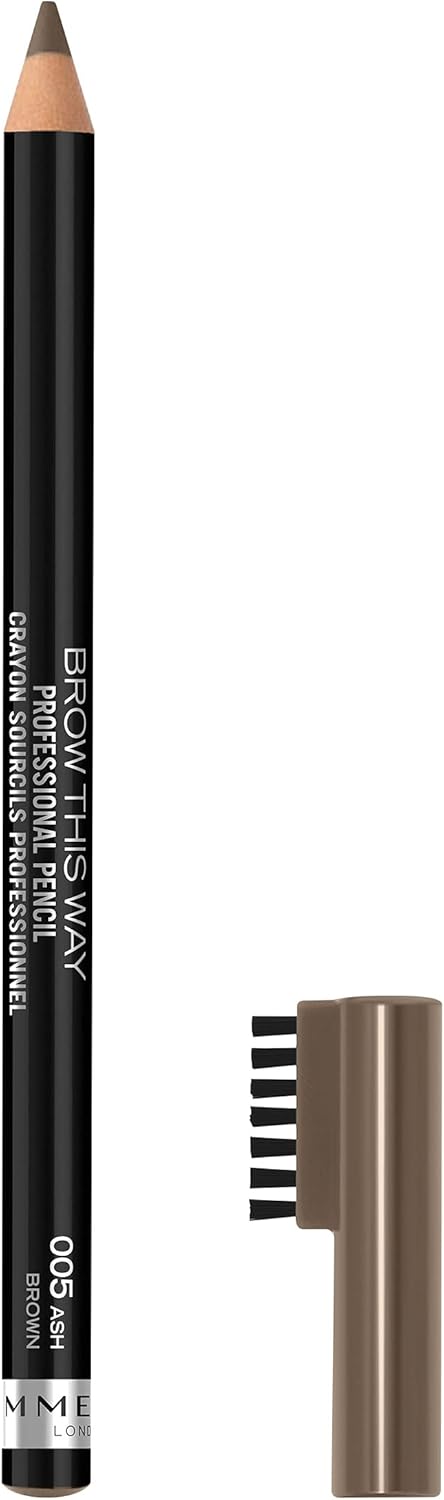 Rimmel London Brow Pencil, Smooth & Precise – 005 Ash Brown