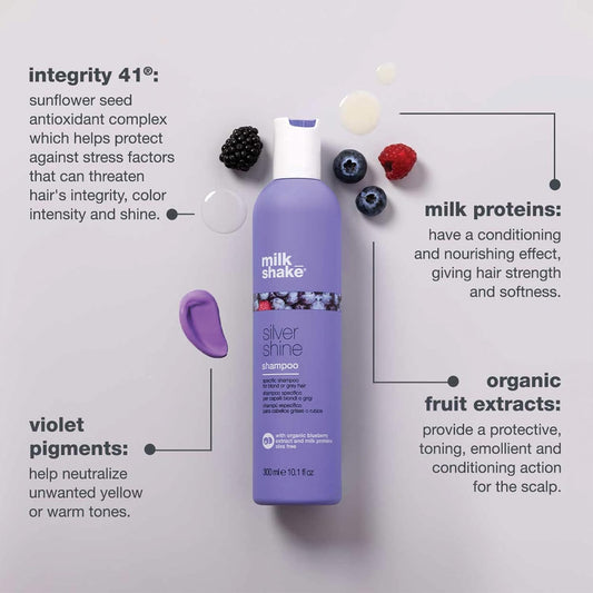 milk_shake Silver Shine Shampoo – 300 ml
