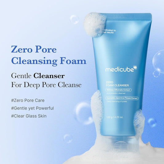 medicube Zero Foam Cleanser, 120g
