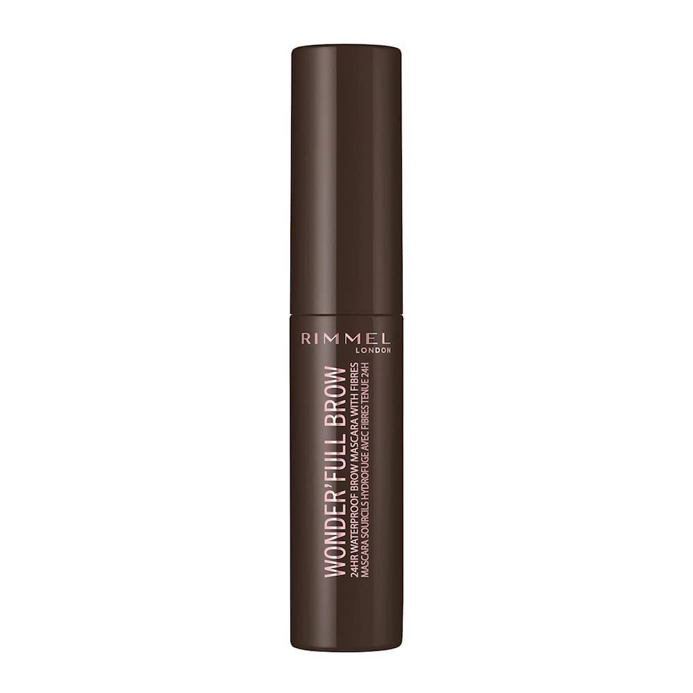 Rimmel Wonder’Full Waterproof 24HR Mascara with Fibres – Dark Brown 163 Gel