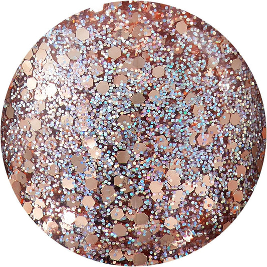 Rimmel London Glitter Nail Polish Top Coat Disco Diva 8 ml