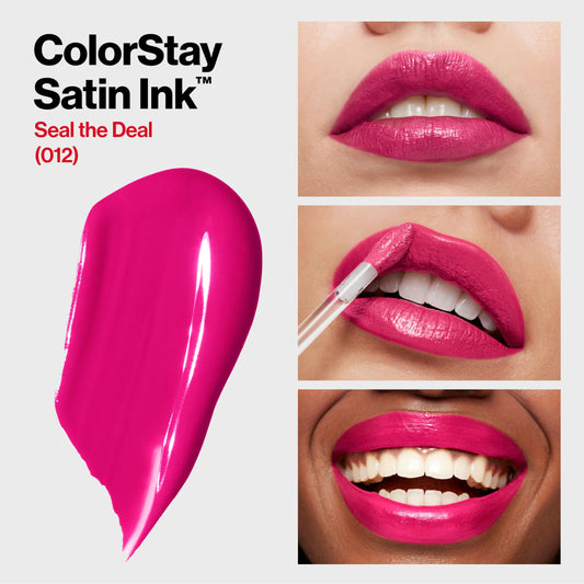Revlon ColorStay Pink Satin Ink Liquid 012 Seal The Deal Lipstick