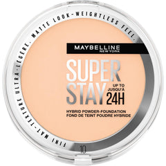 Maybelline Superstay 24H Powder, Waterproof with High Coverage for Matte, Flawless Skin – Shade 10, 9g