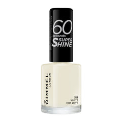 Rimmel London Nail Polish – Shade 703 White Hot Love, 8ml