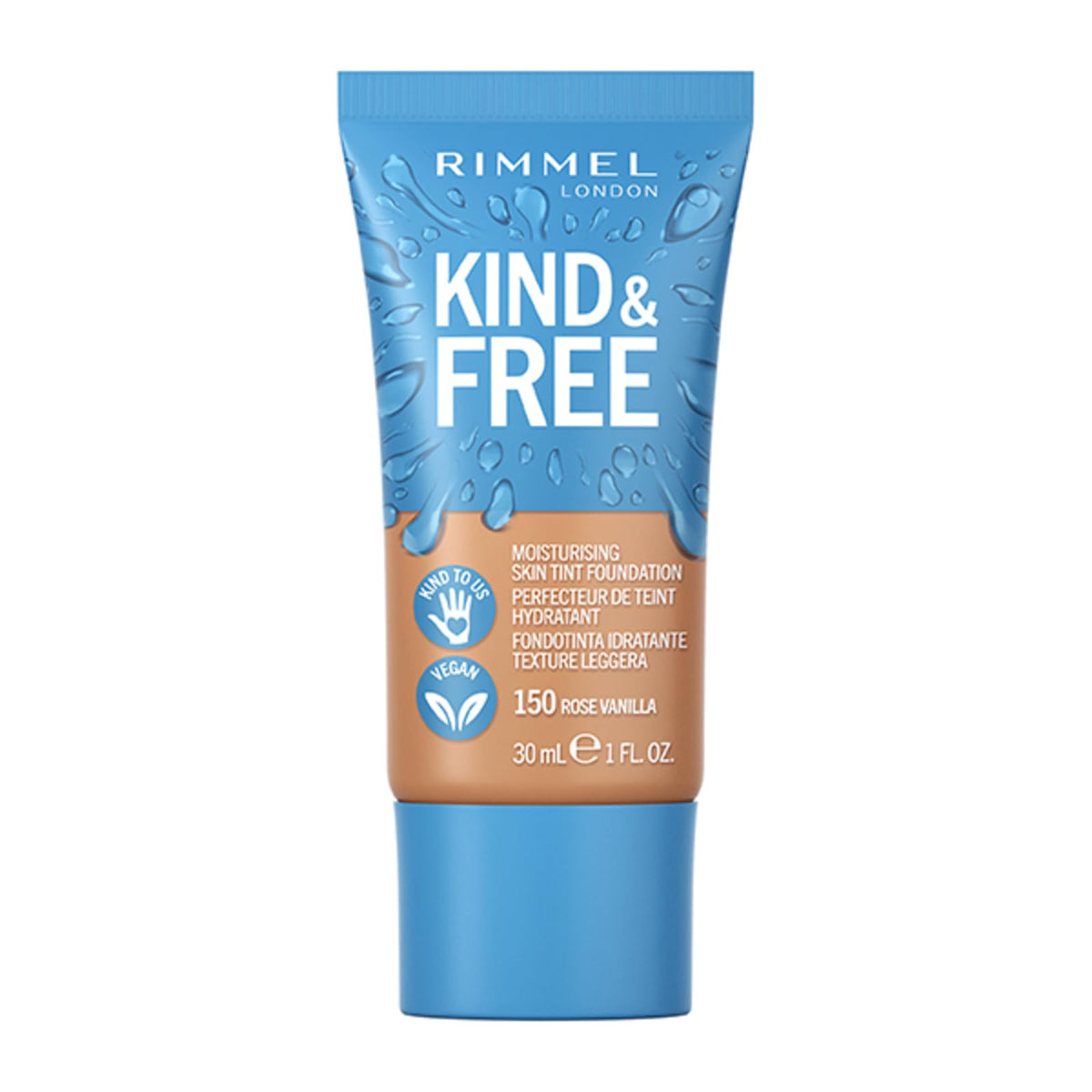 Rimmel Kind & Free Moisturising Skin Tint Foundation Vanilla Rose 150 30ml