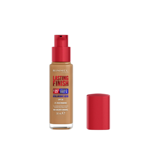 Rimmel Lasting Finish 35H Full Coverage Foundation – 403 Golden Caramel, 30 ml