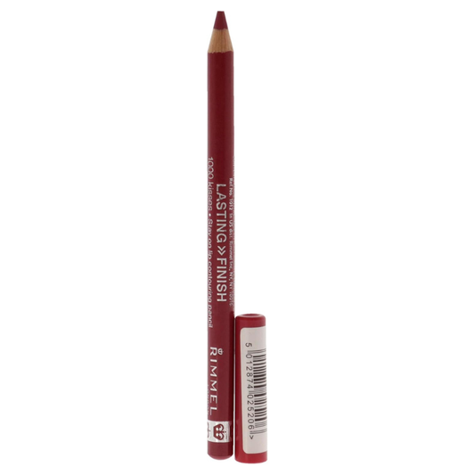 Rimmel London Lasting Finish 1000 Kisses Stay On Lip Liner, Smooth & Precise – 004 Indian Pink