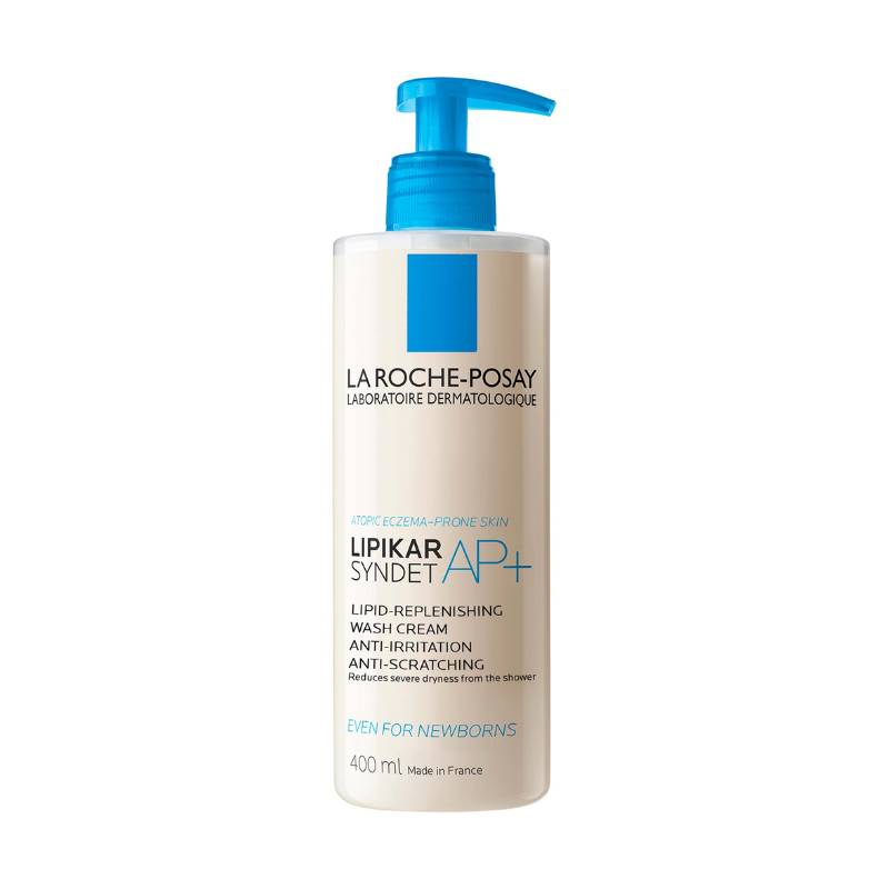La Roche-Posay Lipikar Syndet AP+ Soothing Cream Wash for Eczema and Atopic Skin, 400 ml