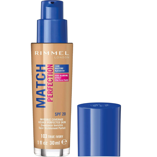 Rimmel Match Perfection Foundation 103 True Ivory 30ml
