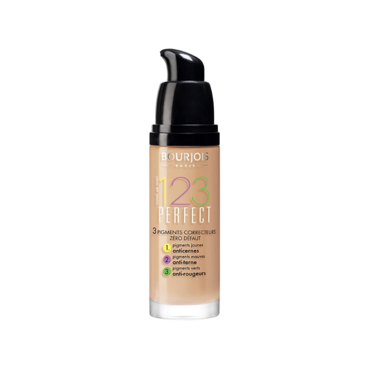 Bourjois 123 Perfect Liquid Foundation - 53 Light Beige 30ml