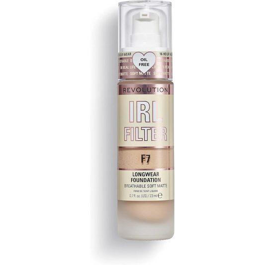 Revolution Beauty London IRL Filter Longwear Foundation F7 23ml