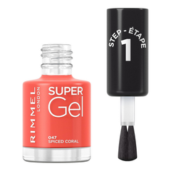 Rimmel  London Super Gel 60 Seconds Nail Polish – 47 Spiced Coral