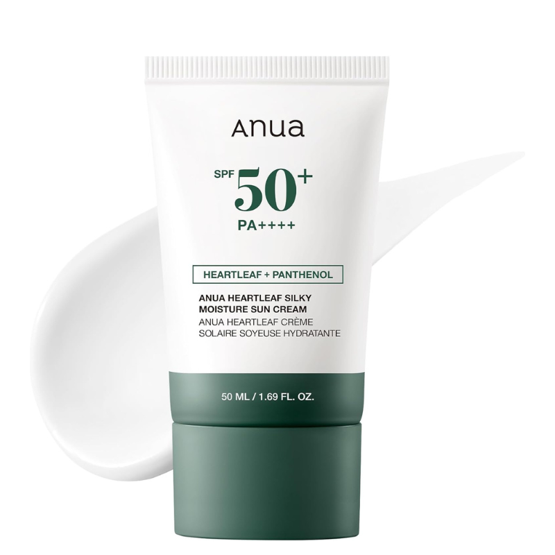 Anua Heartleaf Silky Moisture Sun Cream SPF 50 PA++++ 50ml