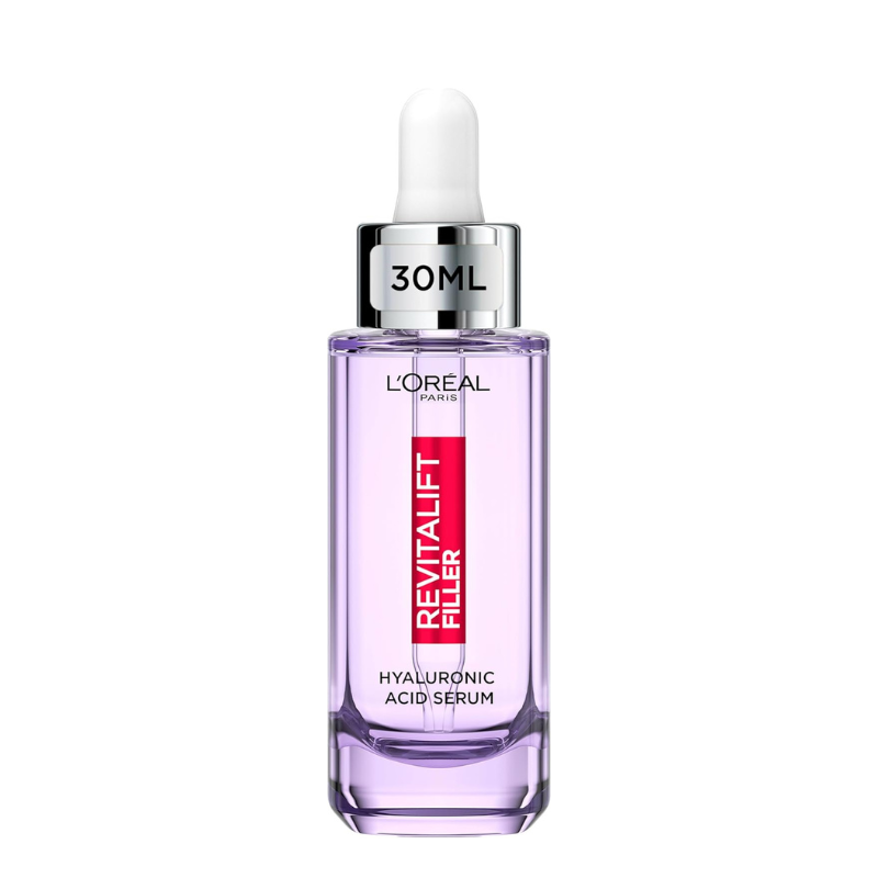 L’Oréal Paris Revitalift Filler Hyaluronic Acid Dropper Serum, Hydrating and Replumping, Reduces Fine Lines – 30ml
