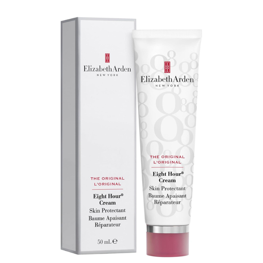 Elizabeth Arden Eight Hour Cream Skin Protectant Original for Face & Body, Improves Skin Barrier and Heals Dry, Damaged Skin with Rich Nourishing Balm – 50ml