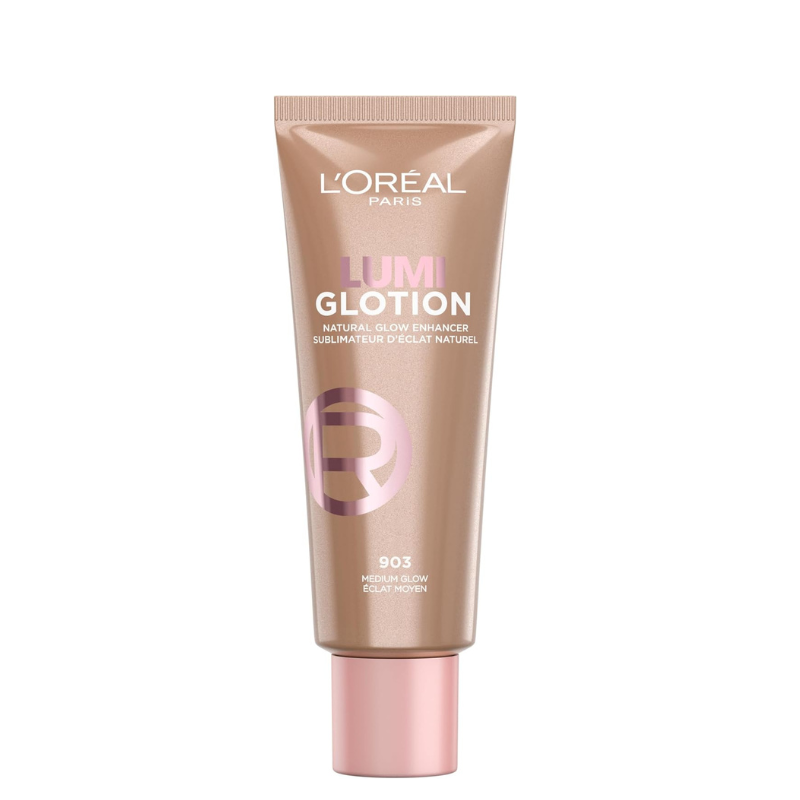 L’Oréal Paris Lumi Glotion Natural Glow Enhancer 40ml – Glycerin & Shea Butter, All-Day Hydration, Shade 903 Medium Glow