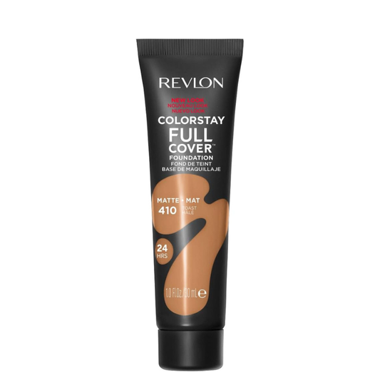 Revlon ColorStay Full Cover Longwear Matte Foundation – 410 Toast, 30 ml