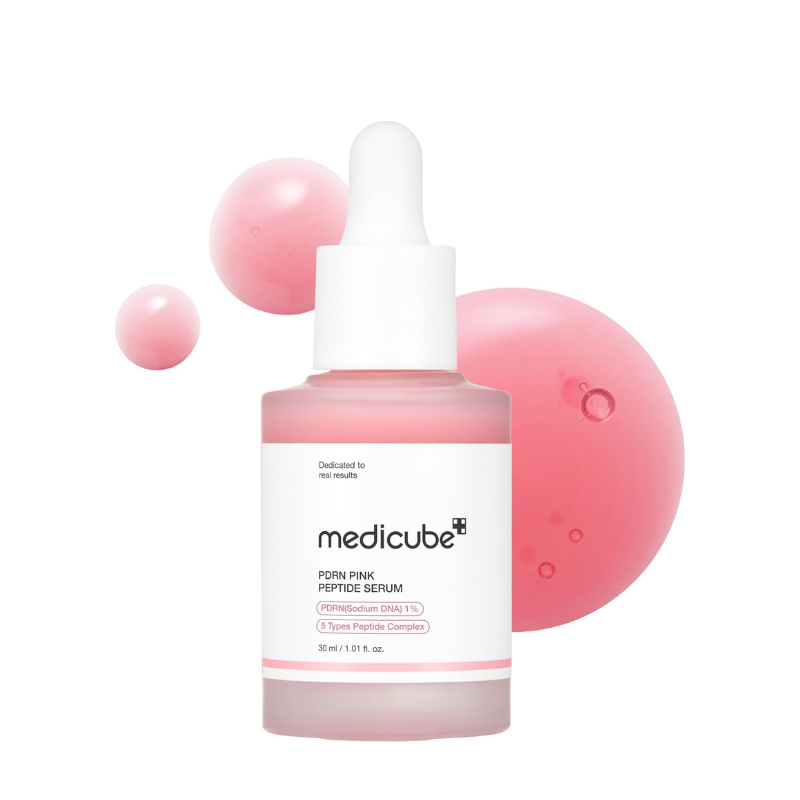 medicube PDRN Pink Peptide Serum Hydrating Firming Face Serum with 1% Sodium DNA, 30ml