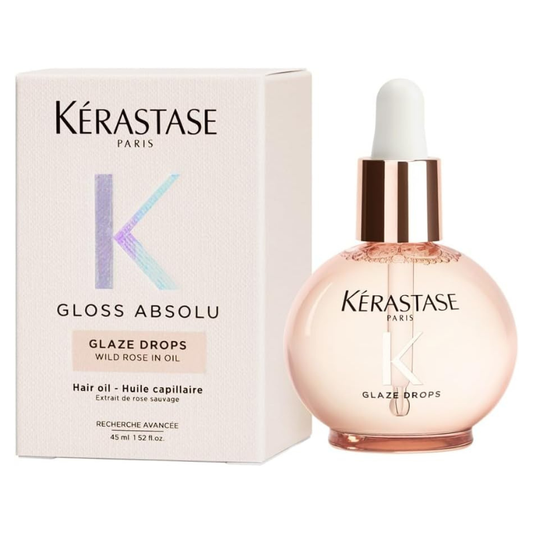 Kérastase Gloss Absolu Glaze Drops Hair Oil with Wild Rose, 45ml
