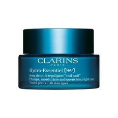 Clarins Hydra-Essentiel [HA2] Night Cream, Moisturiser for Hydration & Skin Plumping – 50ml