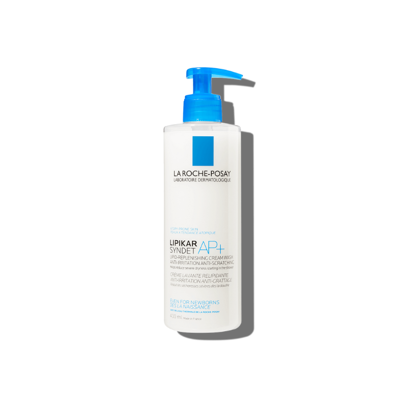 La Roche-Posay Lipikar Syndet AP+ Soothing Cream Wash for Eczema and Atopic Skin - 400 ml