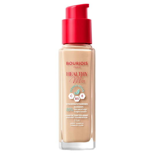 Bourjois Paris Healthy Mix Foundation – 51W Light Vanilla, 30ml