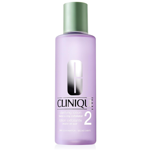 Clinique Clarifying Lotion 2 – Twice-Daily Exfoliator for Dry to Combination Skin, 400 ml