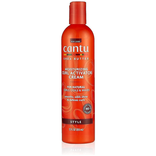 Cantu Natural Hair Moisturizing Curl Activator Cream for Defined Curls & Waves, 355ml