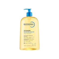 Bioderma Atoderm Soothing Lipid-Replenishing Gentle Cleansing Shower Oil for Body, Face and Hands, Anti-Irritation Care with 24-Hour Hydration for Very Dry and Sensitive Skin
