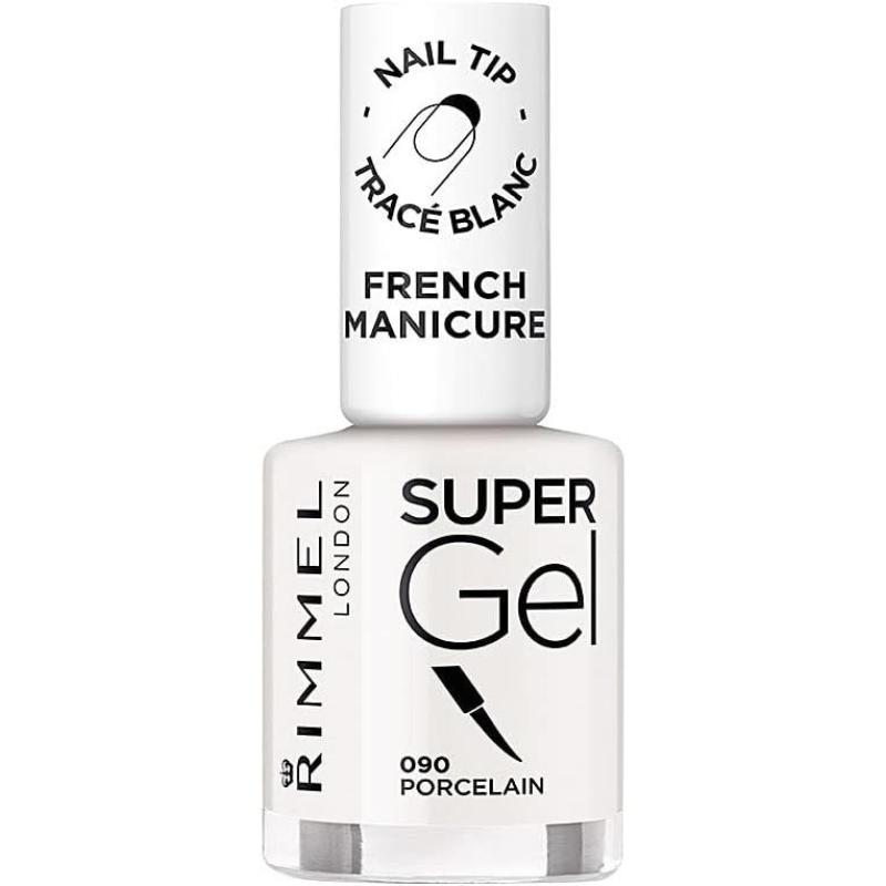 Rimmel London Super Gel Nail Tip Whitener 090 Porcelain 12 ml