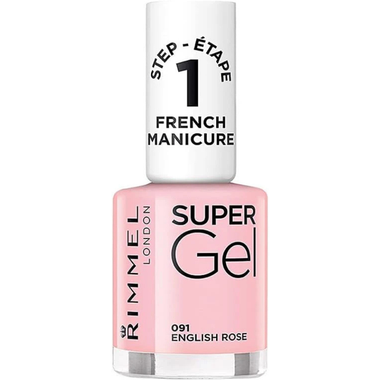 Rimmel London Super Gel Nail Polish 91 English Rose 12 ml